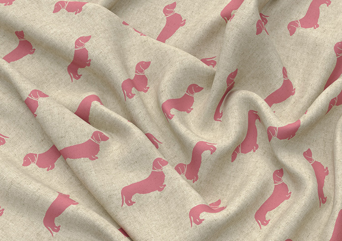 Emily Bond Peggy, Raspberry - Twist&Fit Roman Blind - Image 4